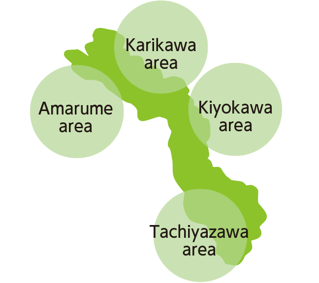 amarume・karikawa・kiyokawa・tachiyazawaarea